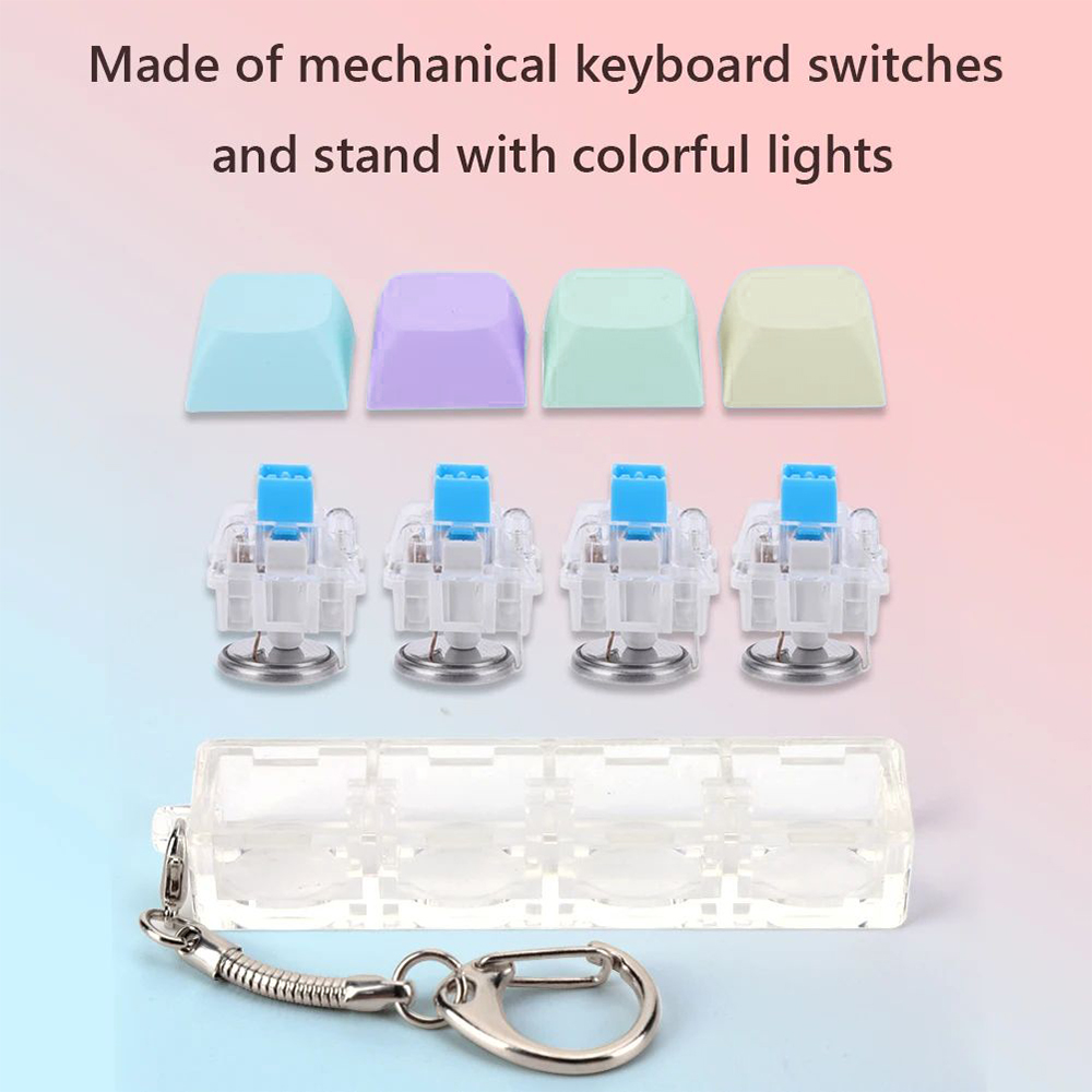 4/9 Keys LED Light-Up Keychain - Office Tech Accessories 评论和价格