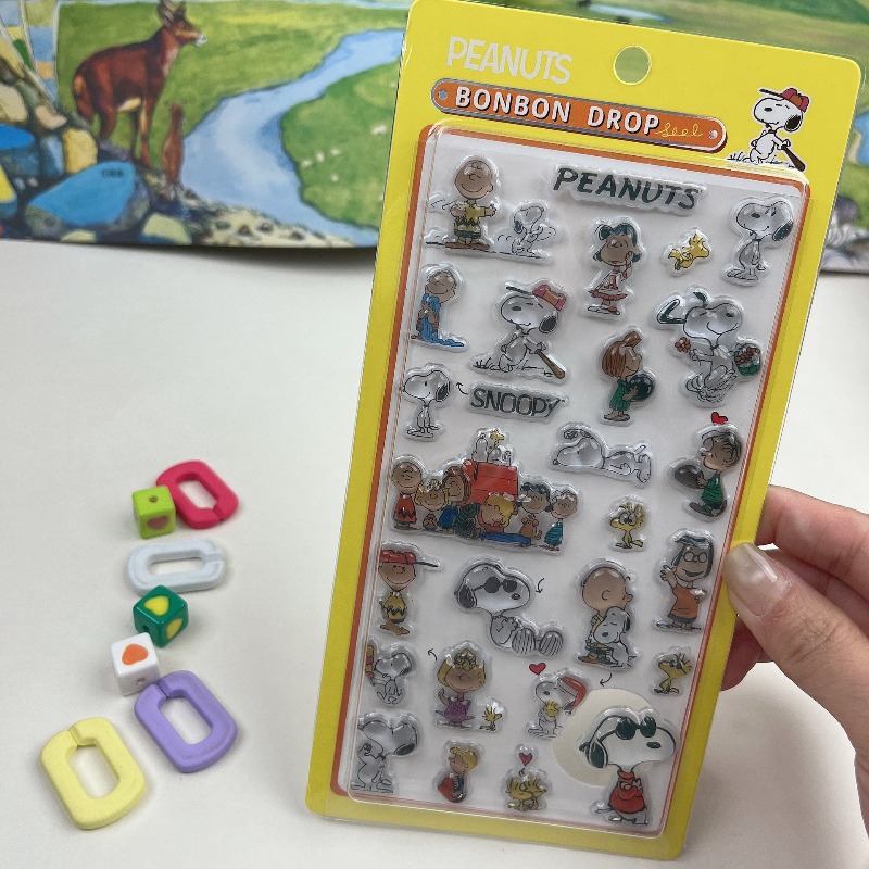8Pcs Cute Snoopy Cartoon 3D Re - Office Tech Accessories 评论和价格