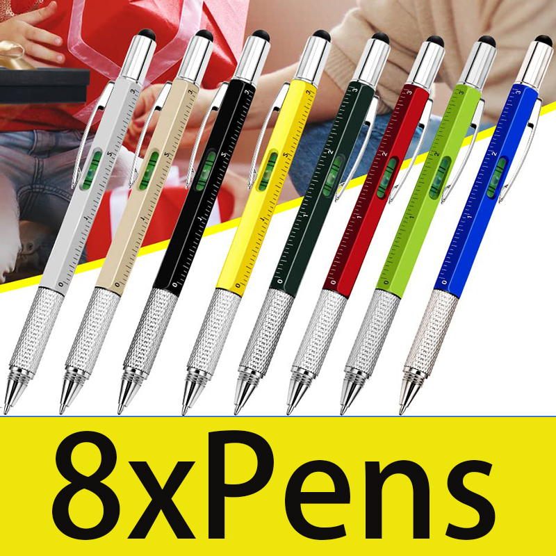 8Pcs 6 in 1 Multitool Pen with - Office Tech Products 评论和价格
